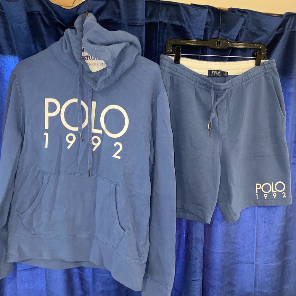 Polo Short/Hoodie sweatsuit